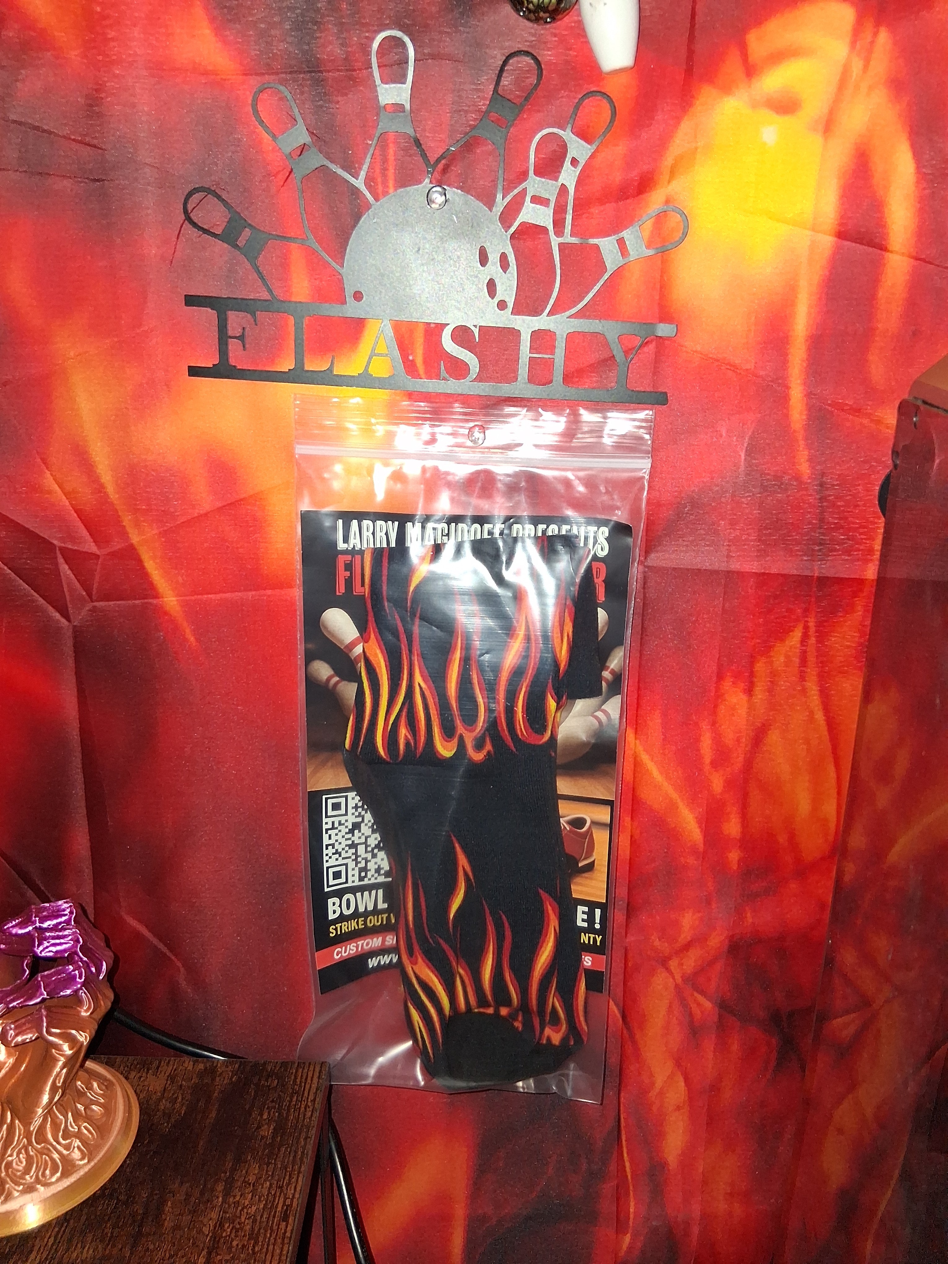 Flashy  Flame compression socks