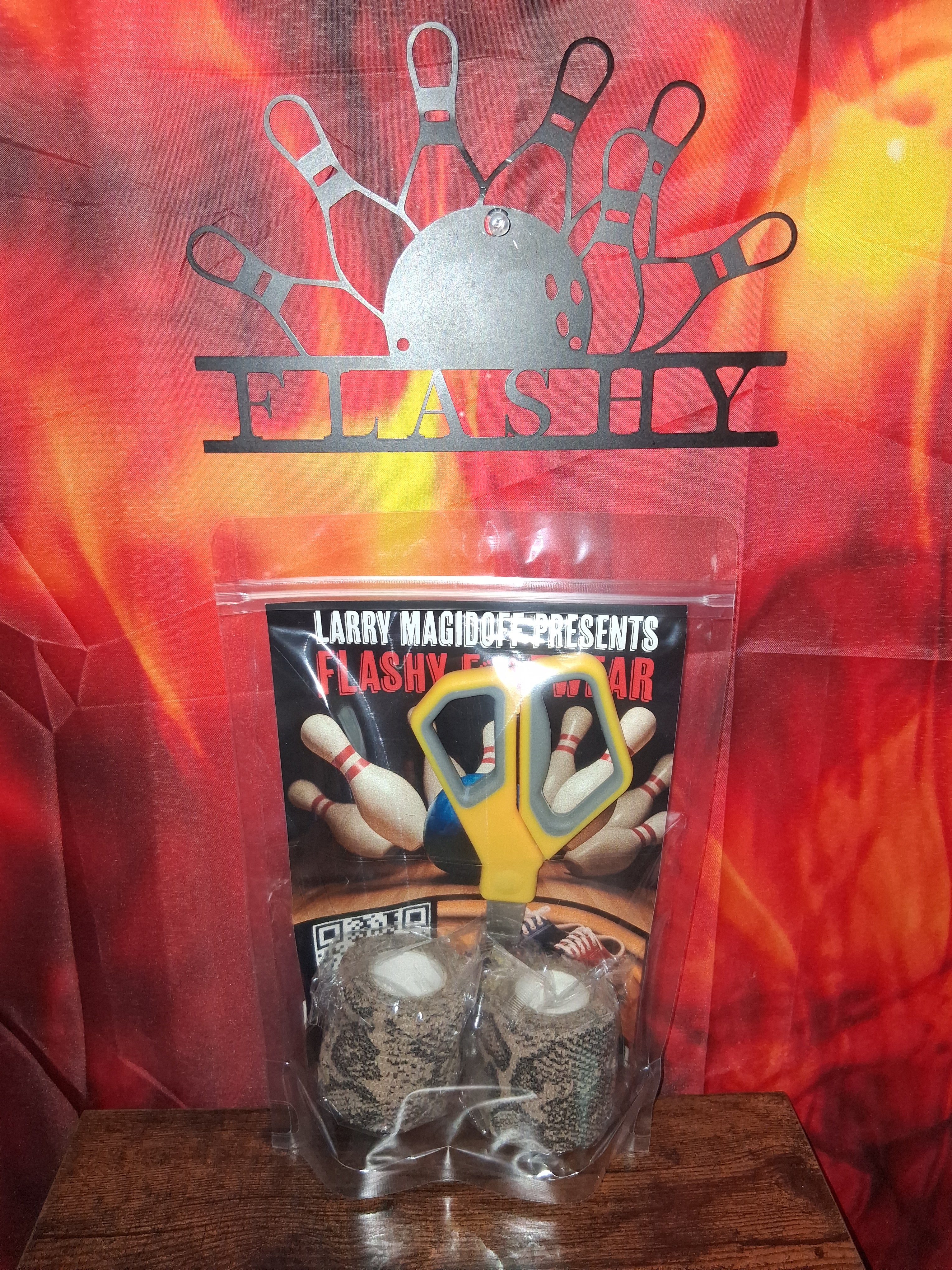 Flashy 2" tape and scissors heavy duty 2 pack leopard print